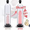 Vacuum pump toys for men with pressure gauge, with 1 realistic vaginal sleeve, 3 silicone sets of men's penis pump