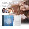 North Moon Latex Rubber Condom, Couple Safety Protection Thread Hyaluronic Acid Series